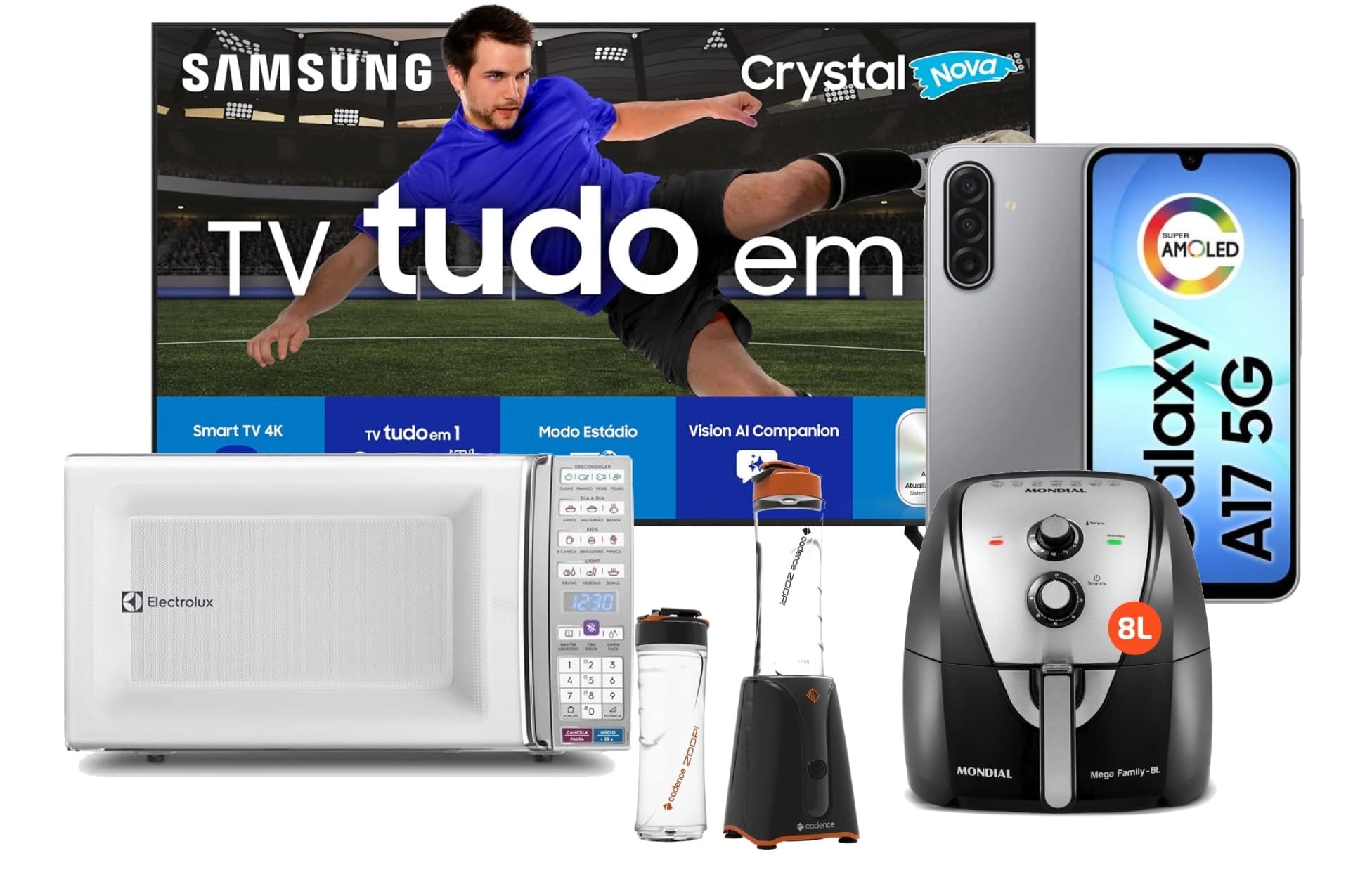 Smart TV 55 polegadas com Soundbar